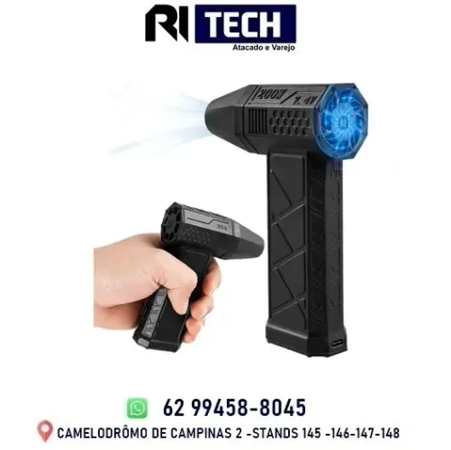 Soprador Turbo Portátil Usb Ar Comprimido Limpeza Pc Poeira Escritório Loja Organização