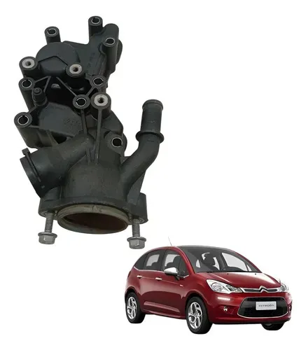 Carcaça Valvula Termostática Citroen C3 1.5 8v 2016 2017