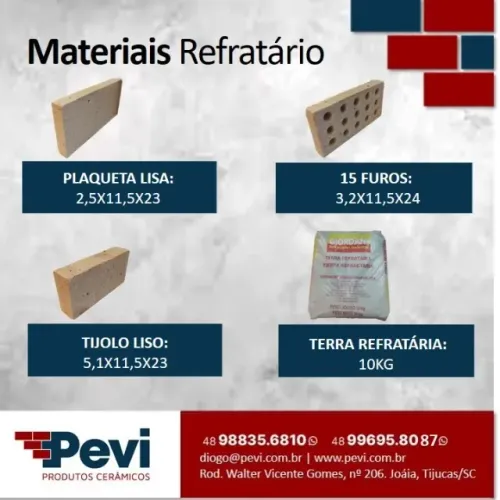 Material Refratário - Alta Resistência Térmica para Sua Obra!