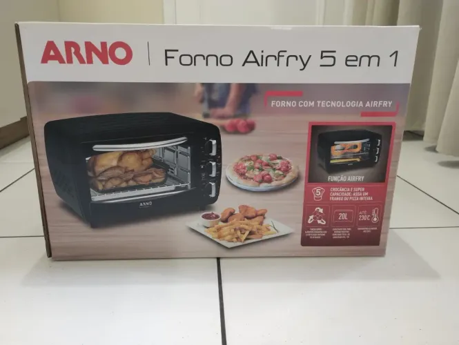 Forno Airfry Arno 5 em 1. Novo na Caixa