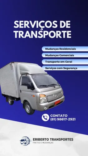 Serviços de Transporte - Mudanças, Fretes e Mais!