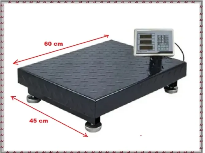 Balança plataforma reforçada sem pescoço 700 kg digital com bateria
