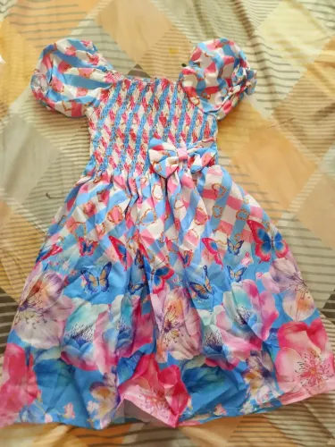 Vestido infantil floral