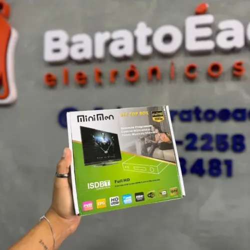 Conversor Digital HDTV FULL HD HDMI USB - Sinal Aberto (Não Libera Canais Fechados)