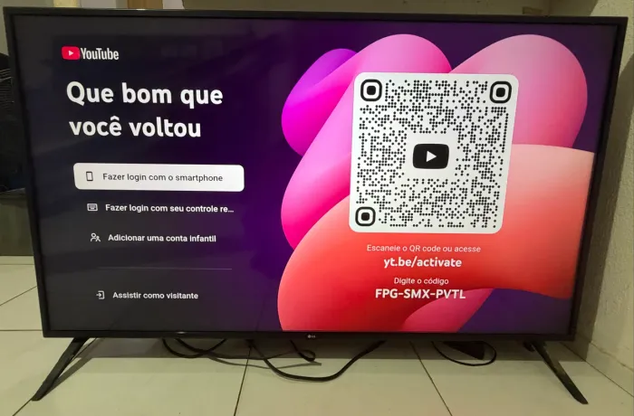 Tv smart LG webOs 60 polegadas 4k Bluetooth