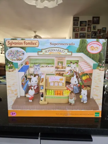 Supermercado Sylvanian Families vintage. NOVO
