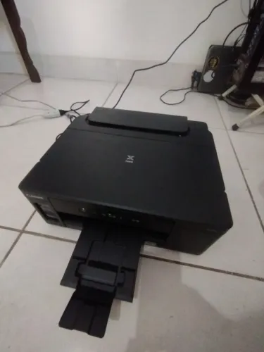 Impressora Canon Mega Tank GM2010 Preta - Semi-nova, Tanque Cheio + Duplex