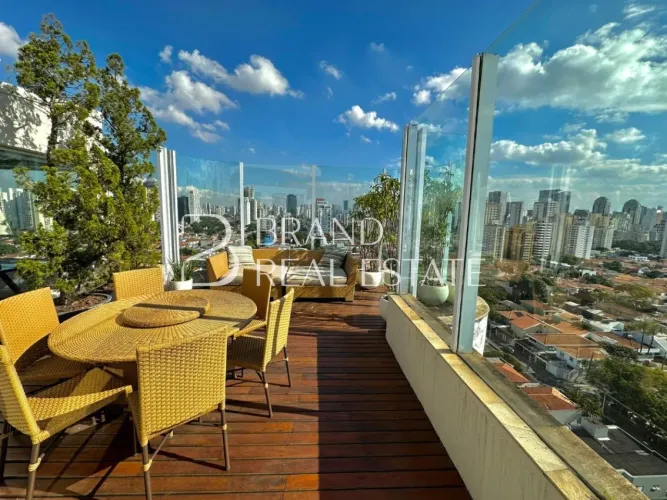 Magnifica cobertura, com vista panorâmica, localizada no Brooklin.