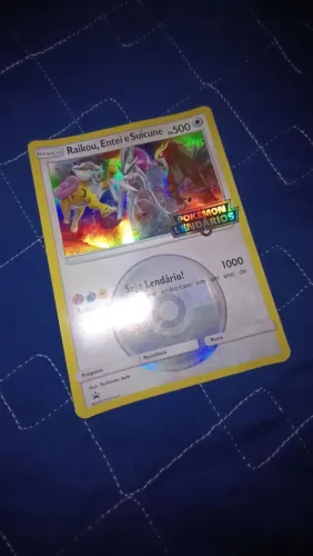 CARTA JUMBO POKÉMON (TRIO LENDÁRIO!)