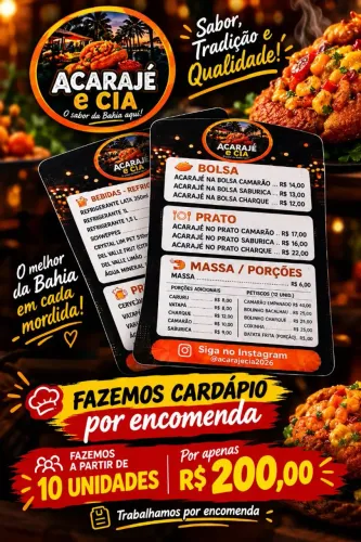 Cardápio