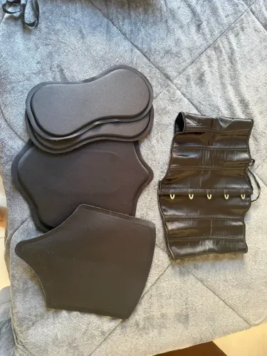Placas abdominoplastia e corset de cadarço