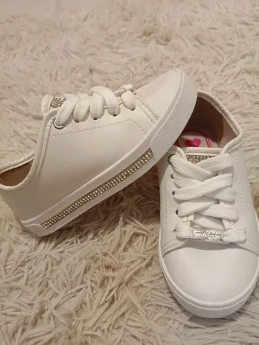 Tênis infantil Molekinha Soft num 25 branco 