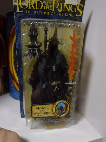 Boneco Morgul Lord Witch King Fiery Sword Toy Biz LOTR - Lacrado único lacrado no Brasil