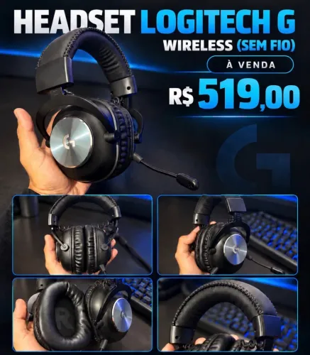 Headset LOGITECH G (SEM FIO)
