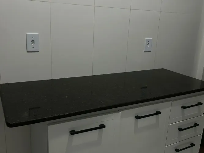 Bancada de granito verde Ubatuba 1,40cm