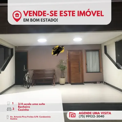 Casa de condomínio para venda no BAIRRO SIM - Feira de Santana - BA