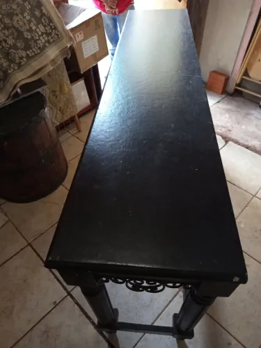 Aparador madeira preto