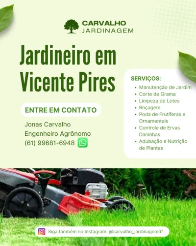 Jardineiro em Vicente Pires