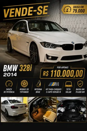 BMW 328I A 2.0 TB/2.0 TB Flex 16V 4P 2014