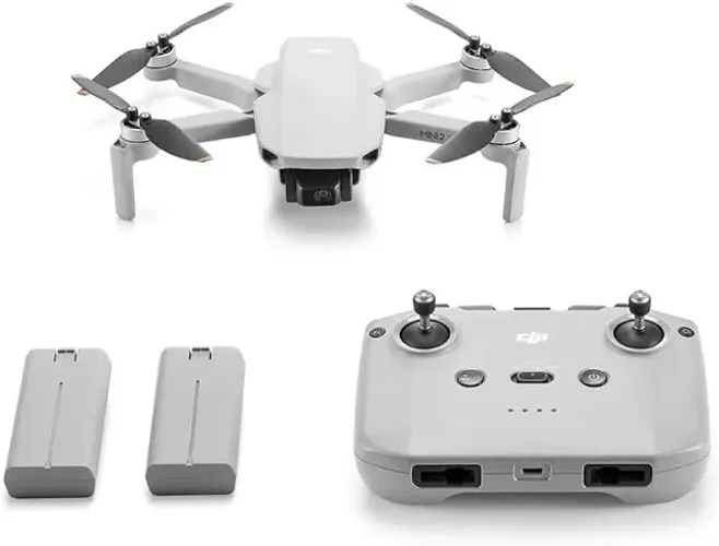 DJI mini 2 - drone com 2 baterias, kit de filtros e controle