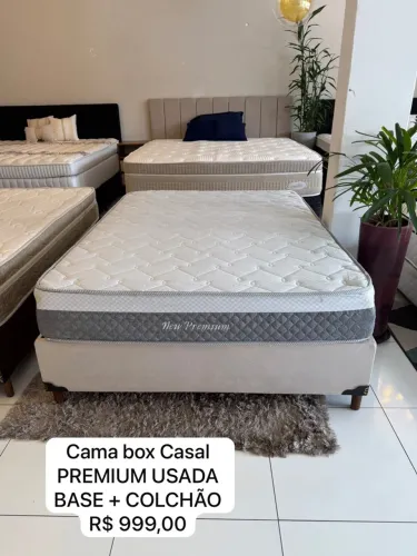Cama Box Casal PREMIUM USADO - ENTREGO