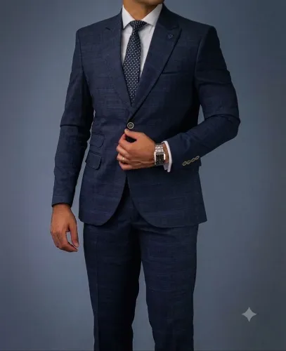 terno marfino xadrez príncipe gales slim fit