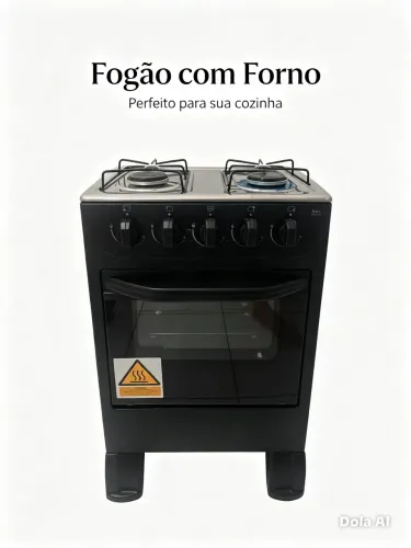Fogão Novo - Apenas 5 Usos