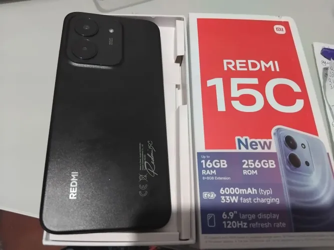Celular redmi 15c 256GB 600 Última chance motivo de venda viagem