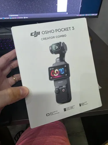 DJI Osmo Pocket 3 Creator Combo - Nova (Nunca Usada) na Caixa ABERTA