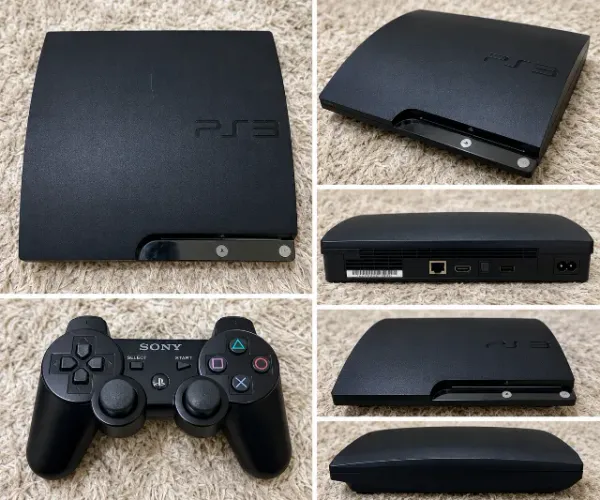 ? PS3 SUPER SLIM + CONTROLE + JOGOS - PRONTO PARA JOGAR! ?