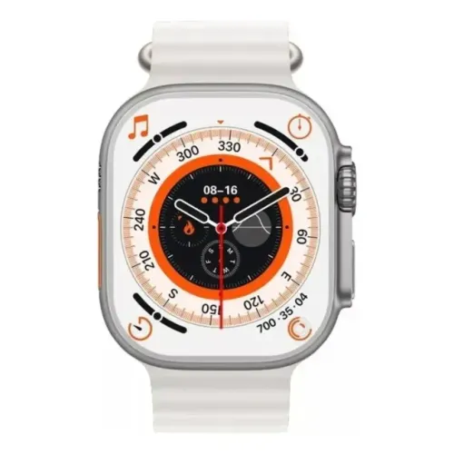 Smartwatch GS10 Ultra Mini Série 10 Prata + Pulseira Cinza