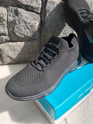 Tênis Ferricelli Knit Tesla Cloud Casual Preto