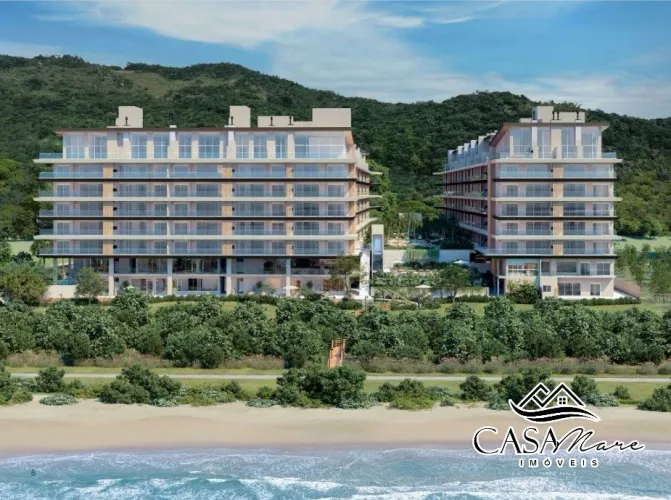Cobertura à venda no ultimo terreno pé na areia na Praia Brava em Florianópolis - Frente M
