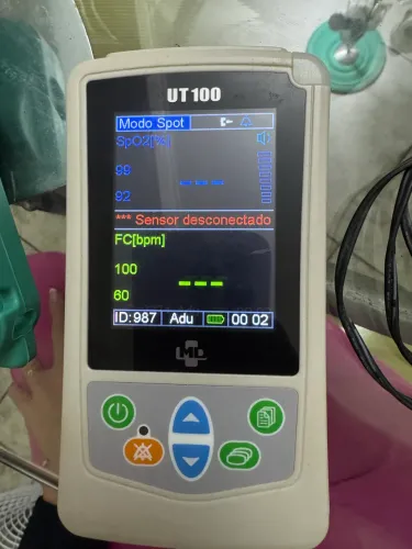 Oxímetro de pulso portátil Ut-100 md Anvisa 