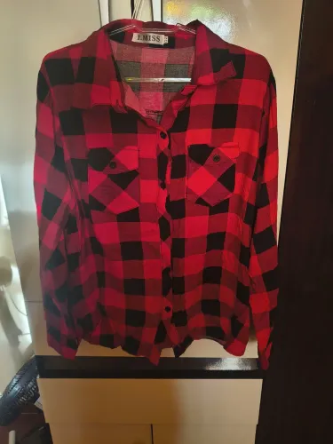 Blusa xadrez feminina 