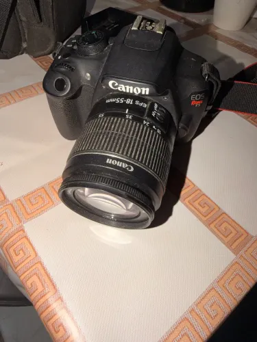 Cânon t5 com lente e bolsa - Flash sem funcionar 
