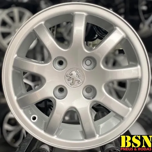 JOGO DE RODAS PEUGEOT ARO 14 4x108 206/207/hoggar/scapade