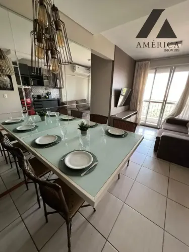 Garden 3 américas - apto mobiliado à venda com 3 quartos, sendo uma suíte