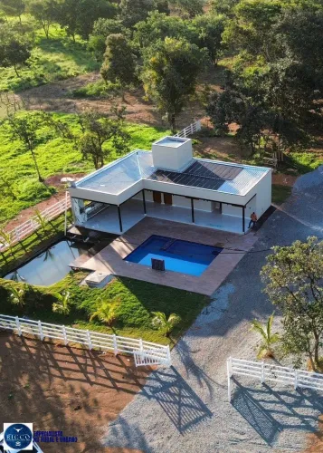 Chácara Nova à Venda em Bonfinópolis/GO  2 Hectares | Casa Moderna + Lazer