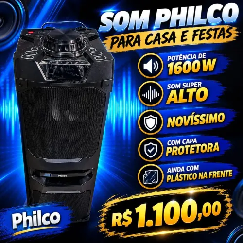Caixa de som residencial 1.600 w de potência
