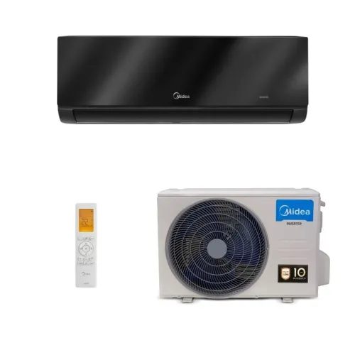 Split Inverter 12.000 Btus Midea Xtreme Save Connect High Wall Black - Lacrado