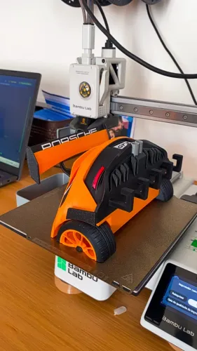 Porta chaves Porsche. 3D