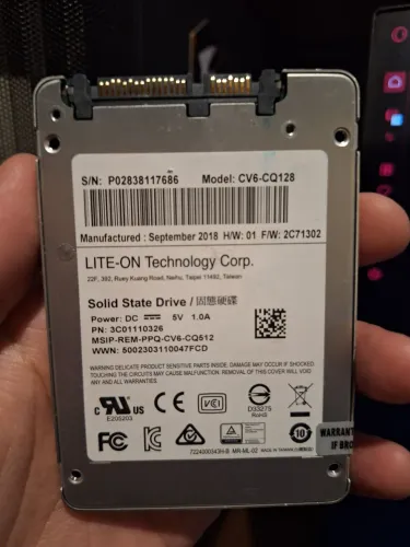 SSD SATA LITEON 128GB