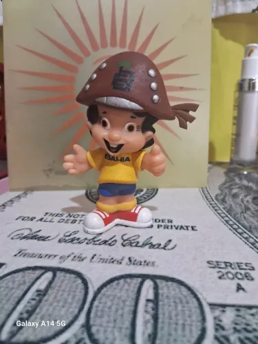 Boneco antigo da Casas Bahia Relíquia para colecionadores