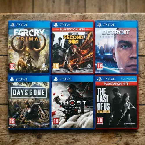 Lote de Jogos PS4 Playstation 4 Kit Com 6 Jogos