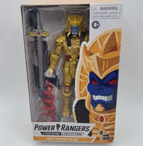 Power Rangers NOVO na Caixa Mighty Morphin Goldar Lightning Collection 6" A1