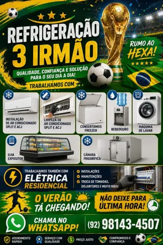 Serviços de refrigeração e elétrica 