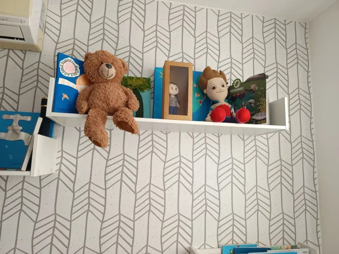 Kit 2 Prateleiras Infantil De Parede- MDF Premium 