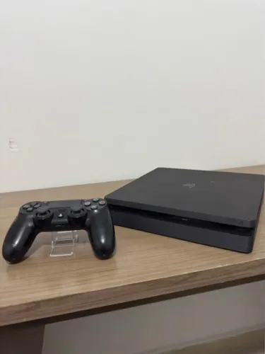 PS4 Slim 1 TERA - Completo c/ Controle Original