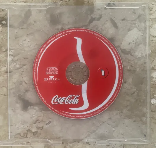 Mini cd antiga promoção coca-cola (rock nacional)